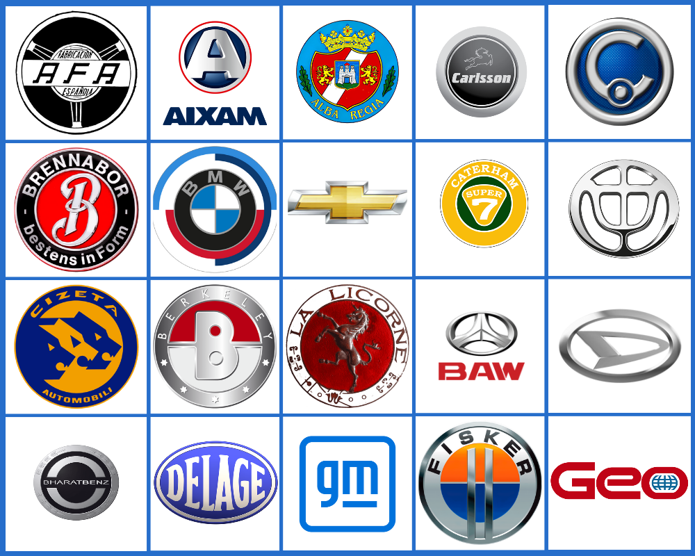 Car Logos PNG