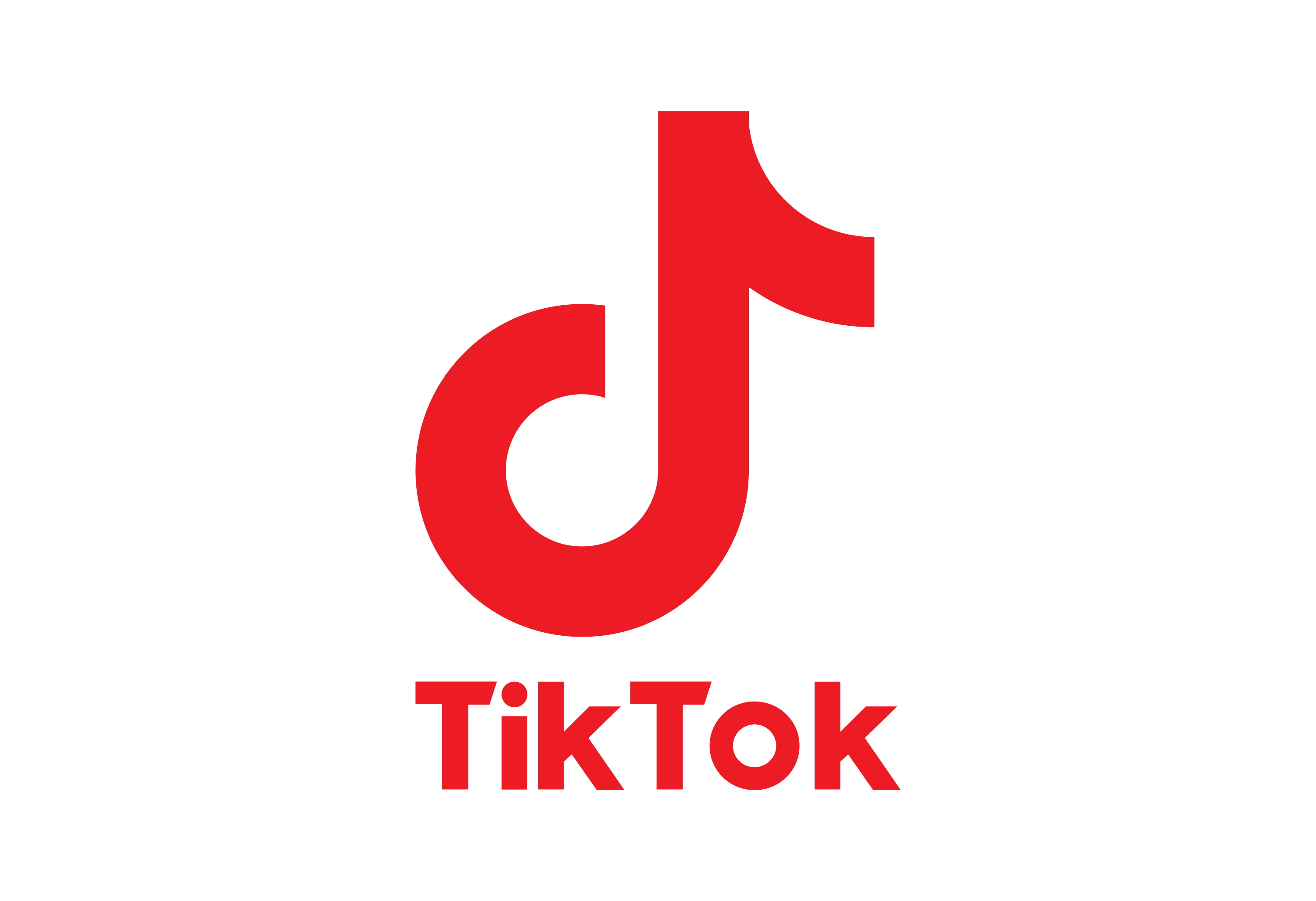 Tiktok Red Logo PNG